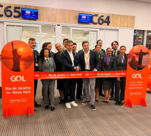 GOL Linhas Aéreas inició su nueva ruta directa Río de Janeiro - Nueva York